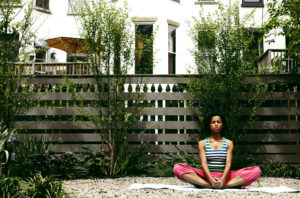 Relaxen in de tuin