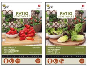 Patiozaad snack paprika en mini-sla